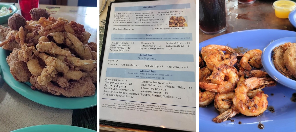 Family Coastal Eastpoint Menu
