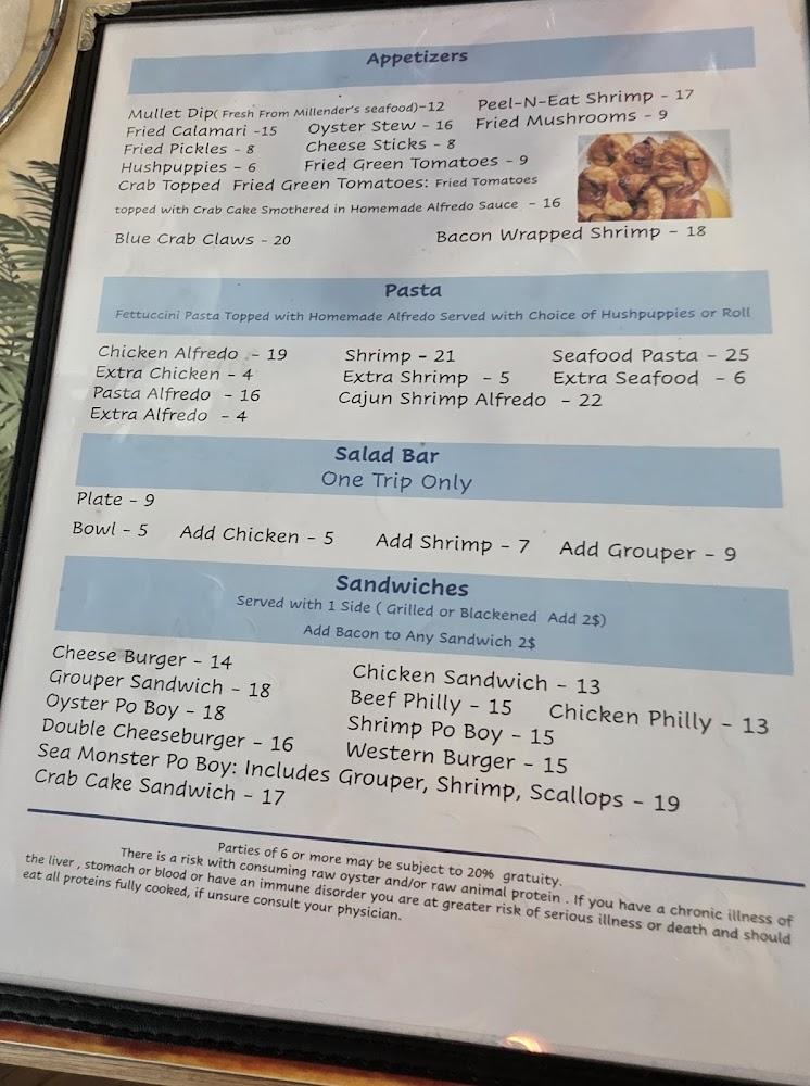 Family Coastal Eastpoint Menu image 1