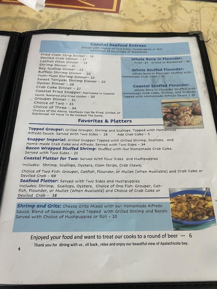 Family Coastal Eastpoint Menu image 3